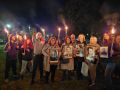 Факелното шествие по повод Деня на народните будители - 17 СУ Дамян Груев - София