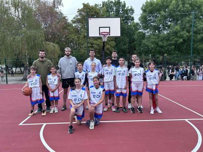 Откриване на нова спортна площадка - 17 СУ Дамян Груев - София